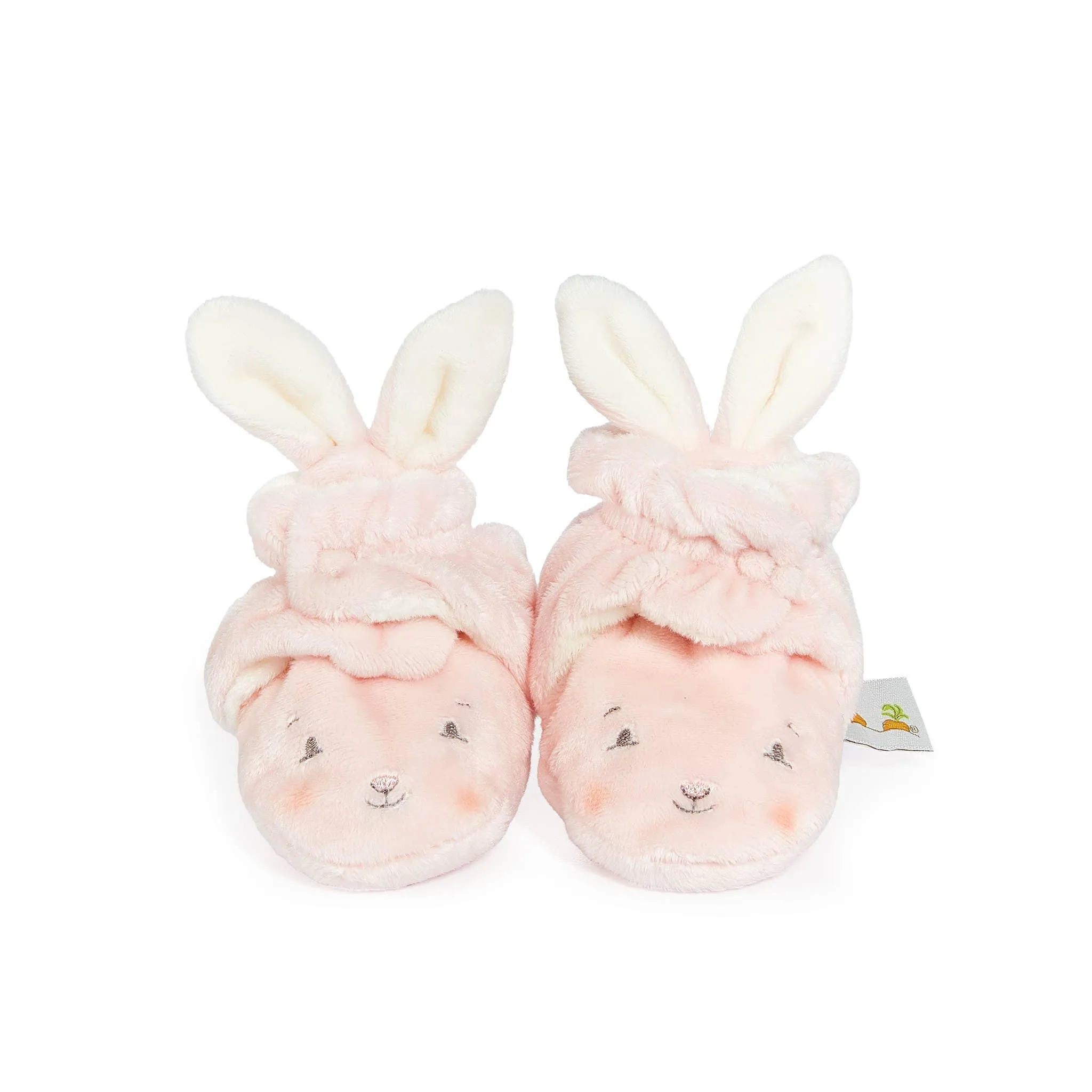 Baby Girl Layette | Blossom Bunny Hoppy Feet Slippers | Bunnies by the Bay