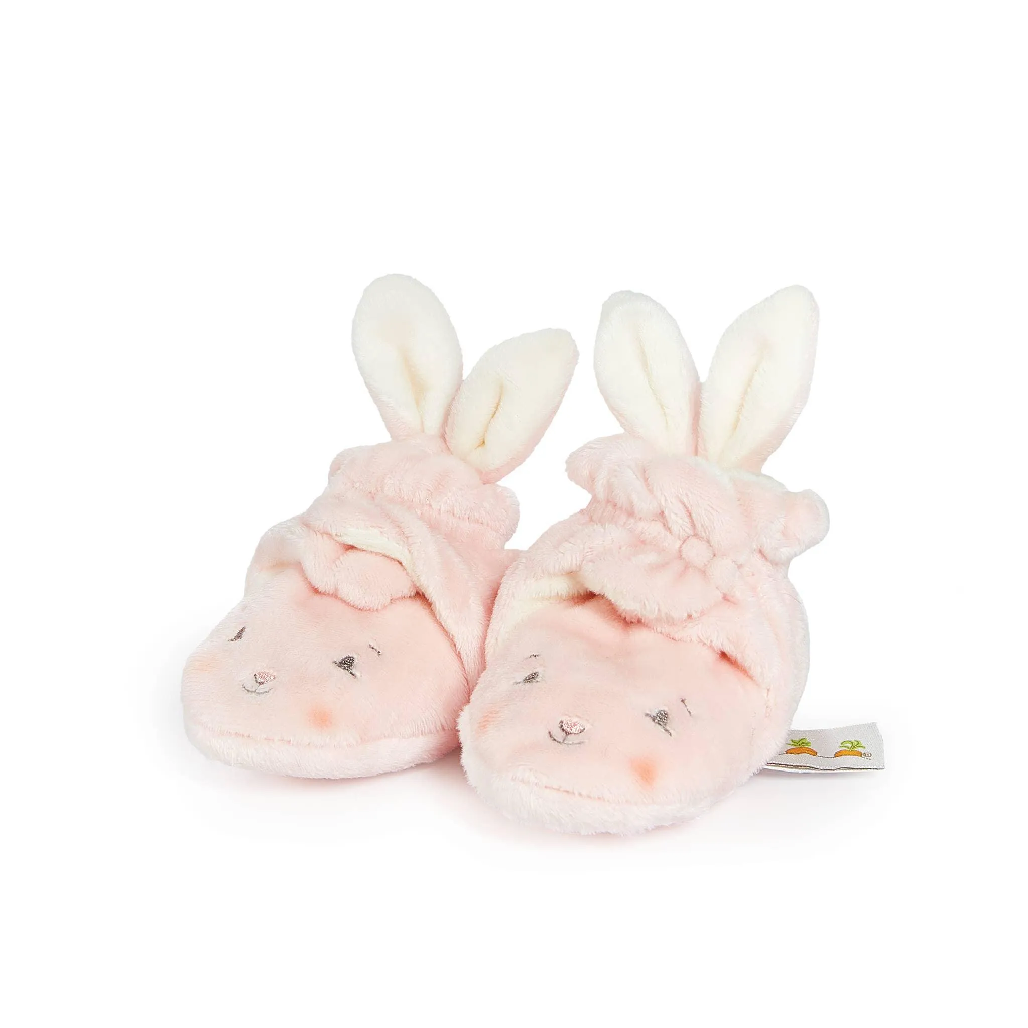 Baby Girl Layette | Blossom Bunny Hoppy Feet Slippers | Bunnies by the Bay