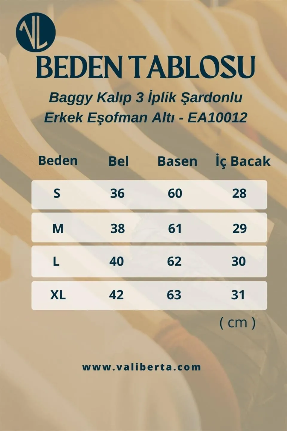 baggy kalip 3 iplik şardonlu erkek eşofman alti