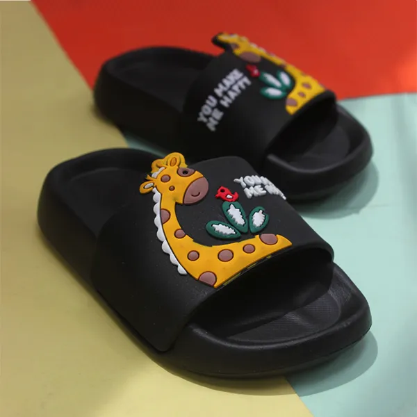 Black Slippers for Baby Boy