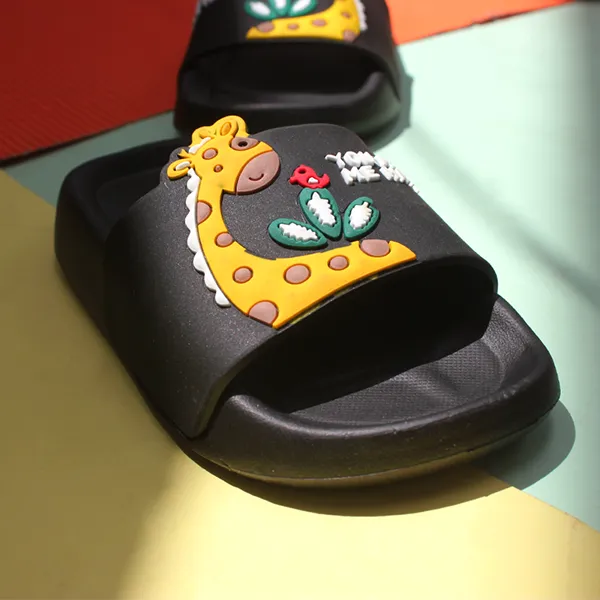 Black Slippers for Baby Boy