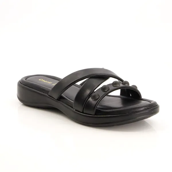 Black Slippers for women