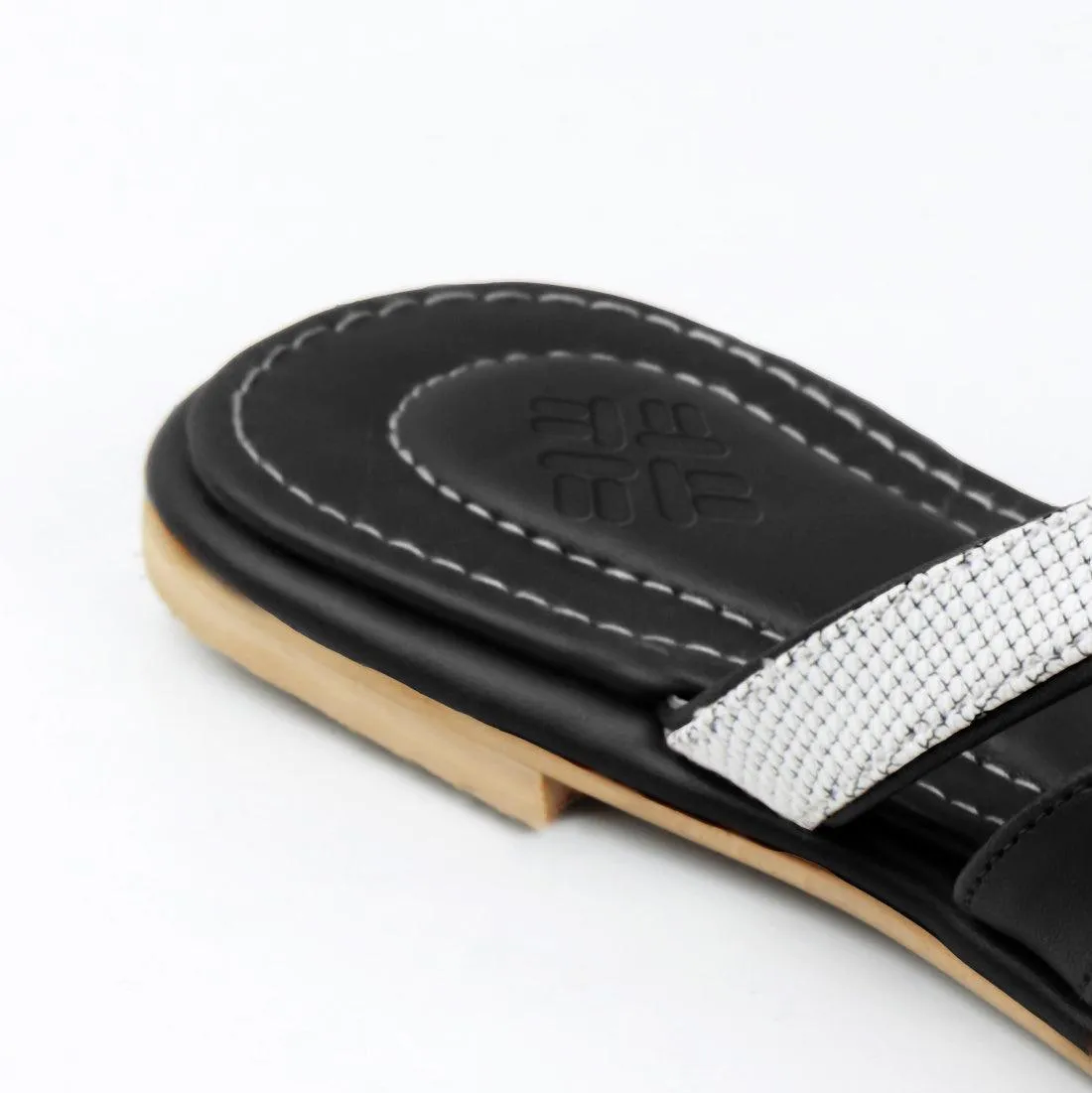 Black Split Slipper Triangles