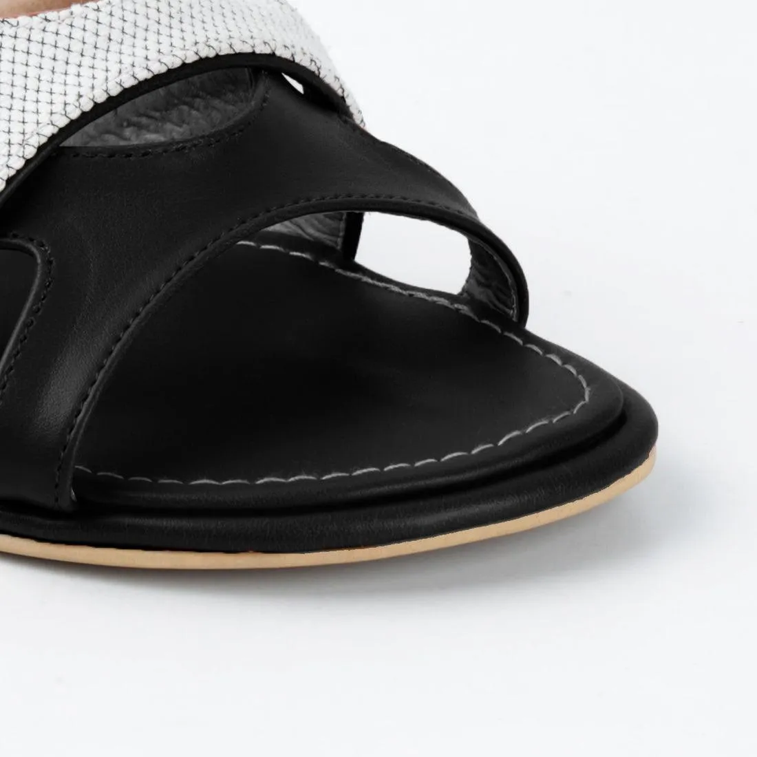 Black Split Slipper Triangles