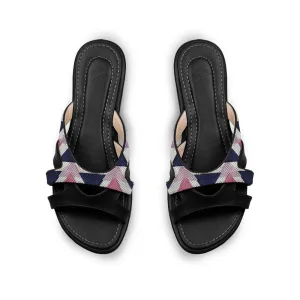 Black Split Slipper Triangles