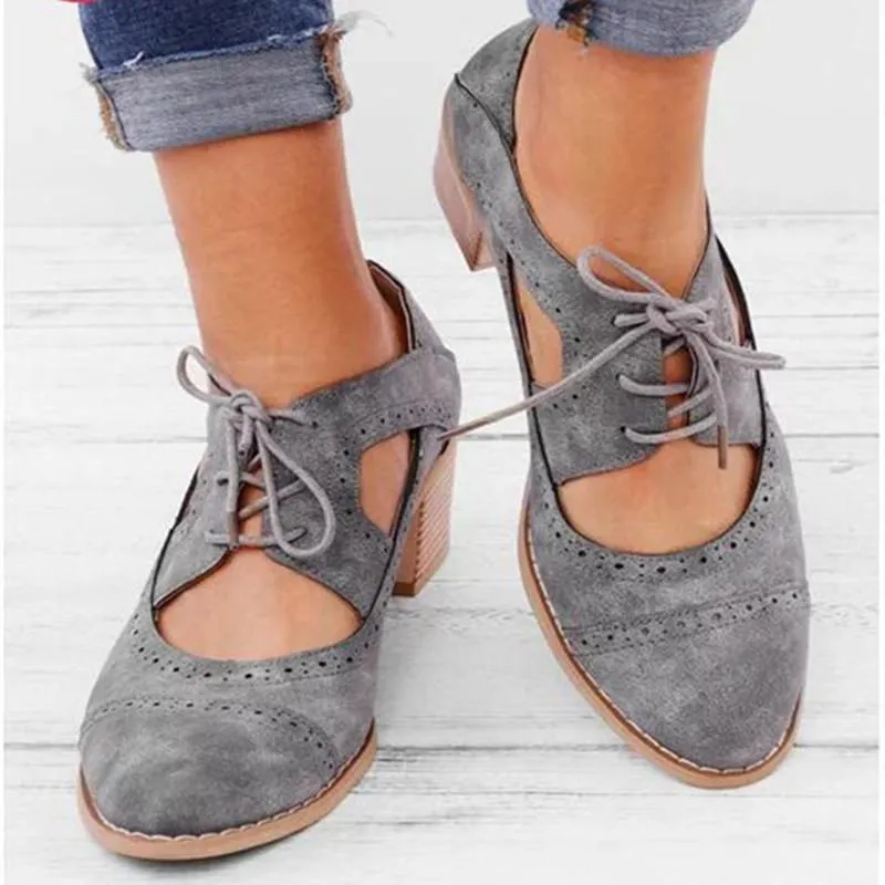 Block heel sandals lace-up sandals pointed toe sandals medium high
