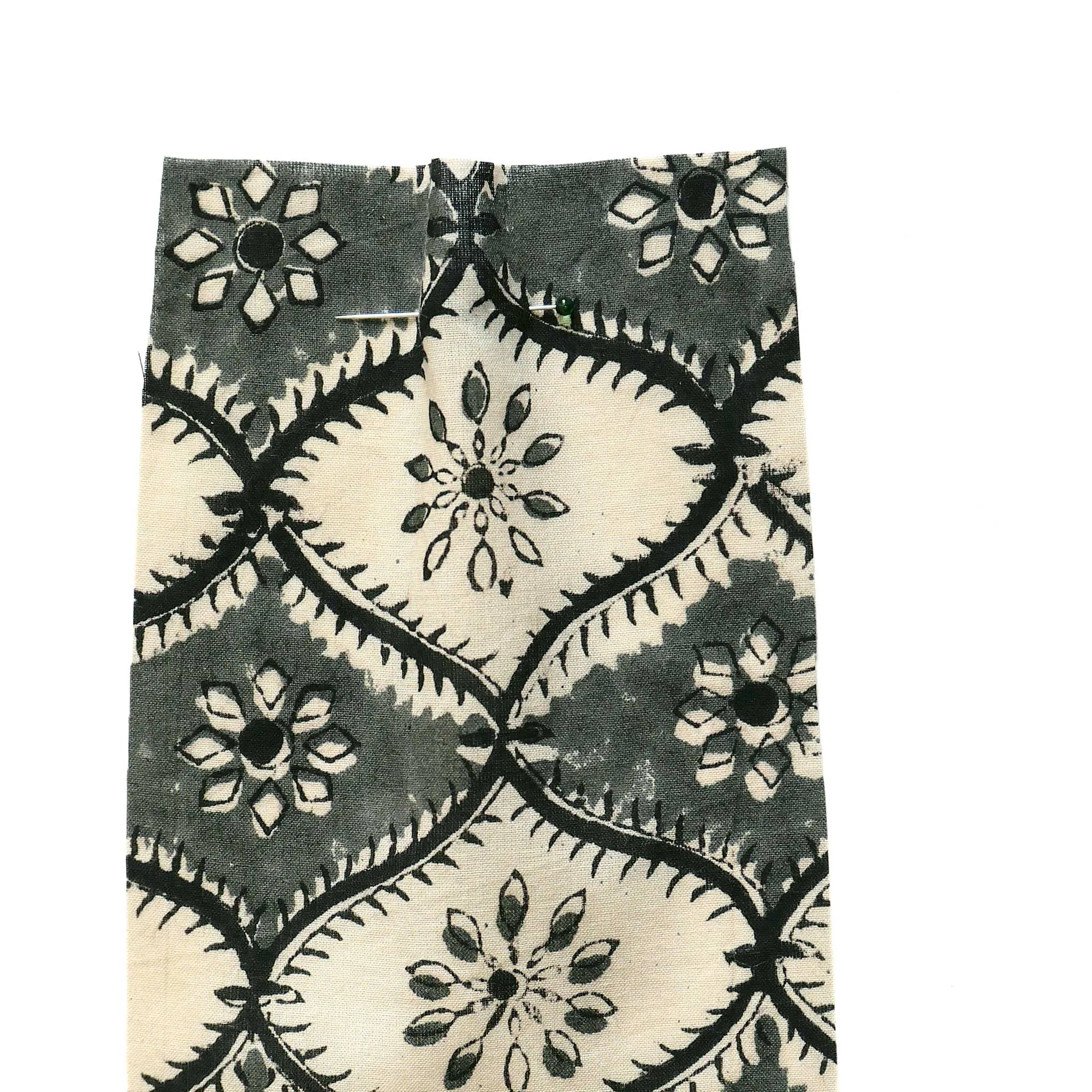 Block Print Marquise Grey