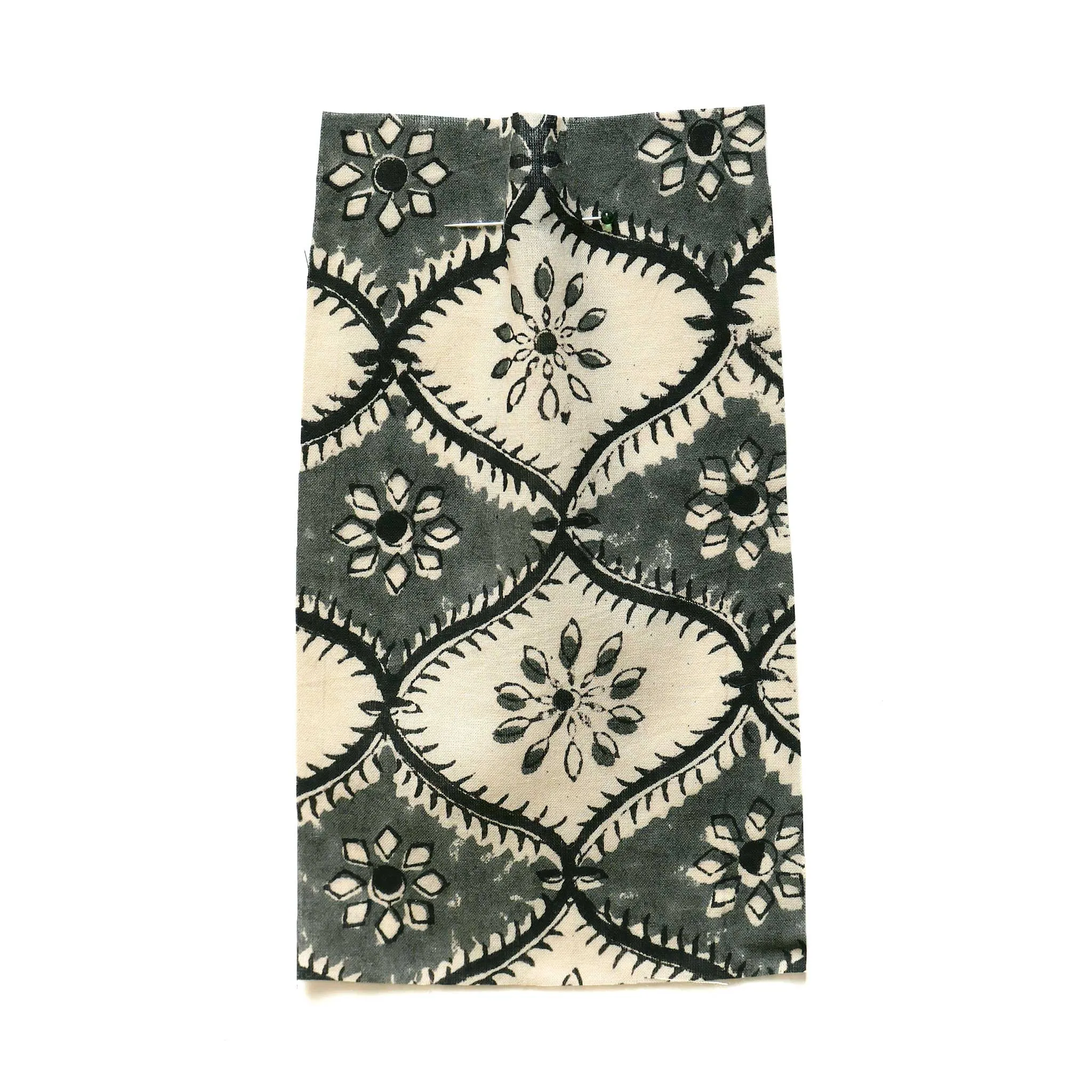 Block Print Marquise Grey