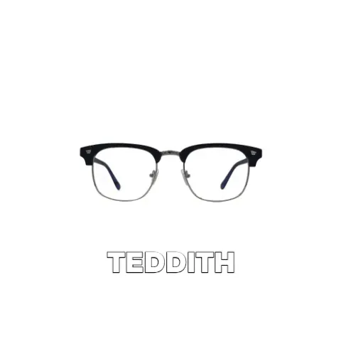 Blue Light Glasses for Computer Anti Glare Half Frame Clubmaster