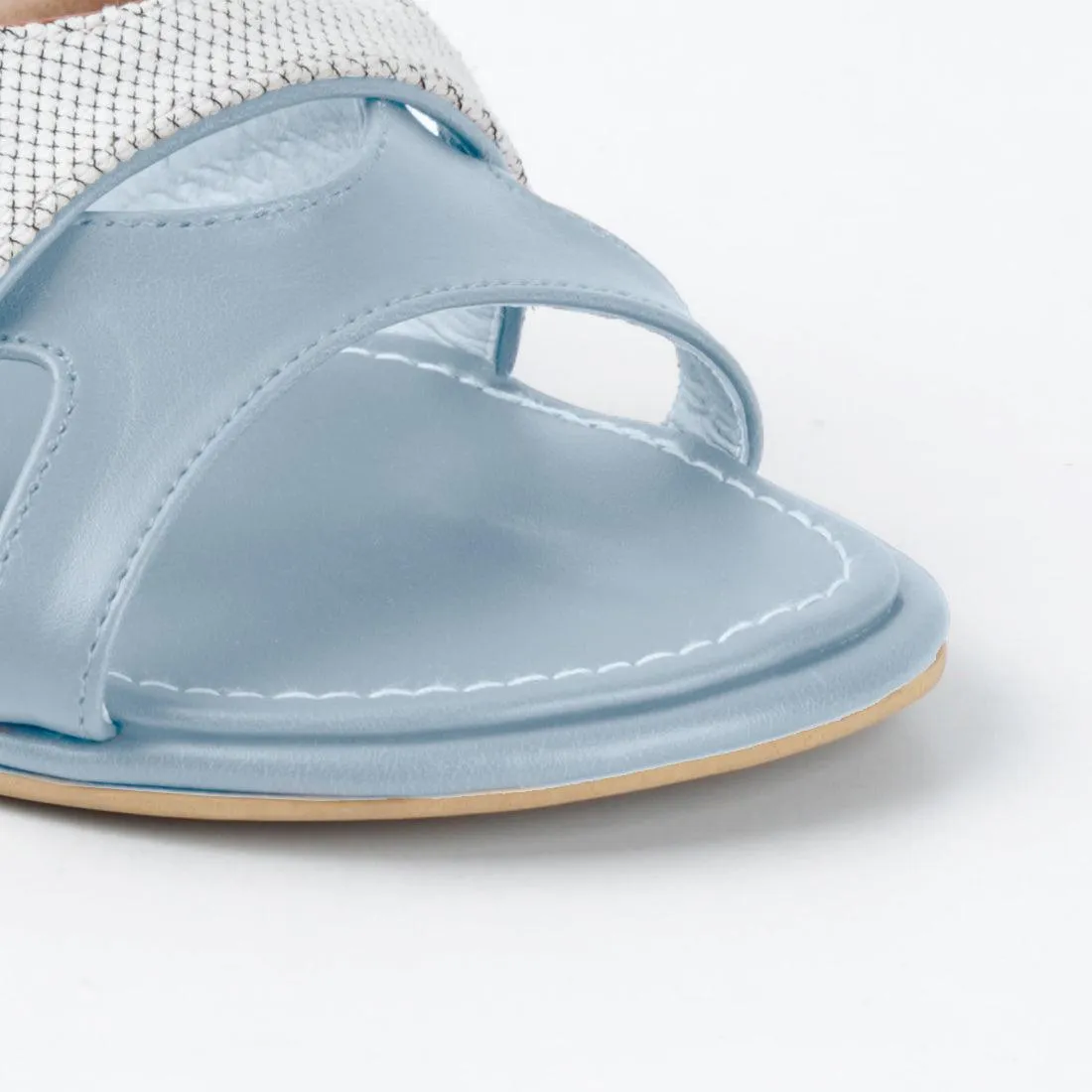 Blue Split Slipper End of the season
