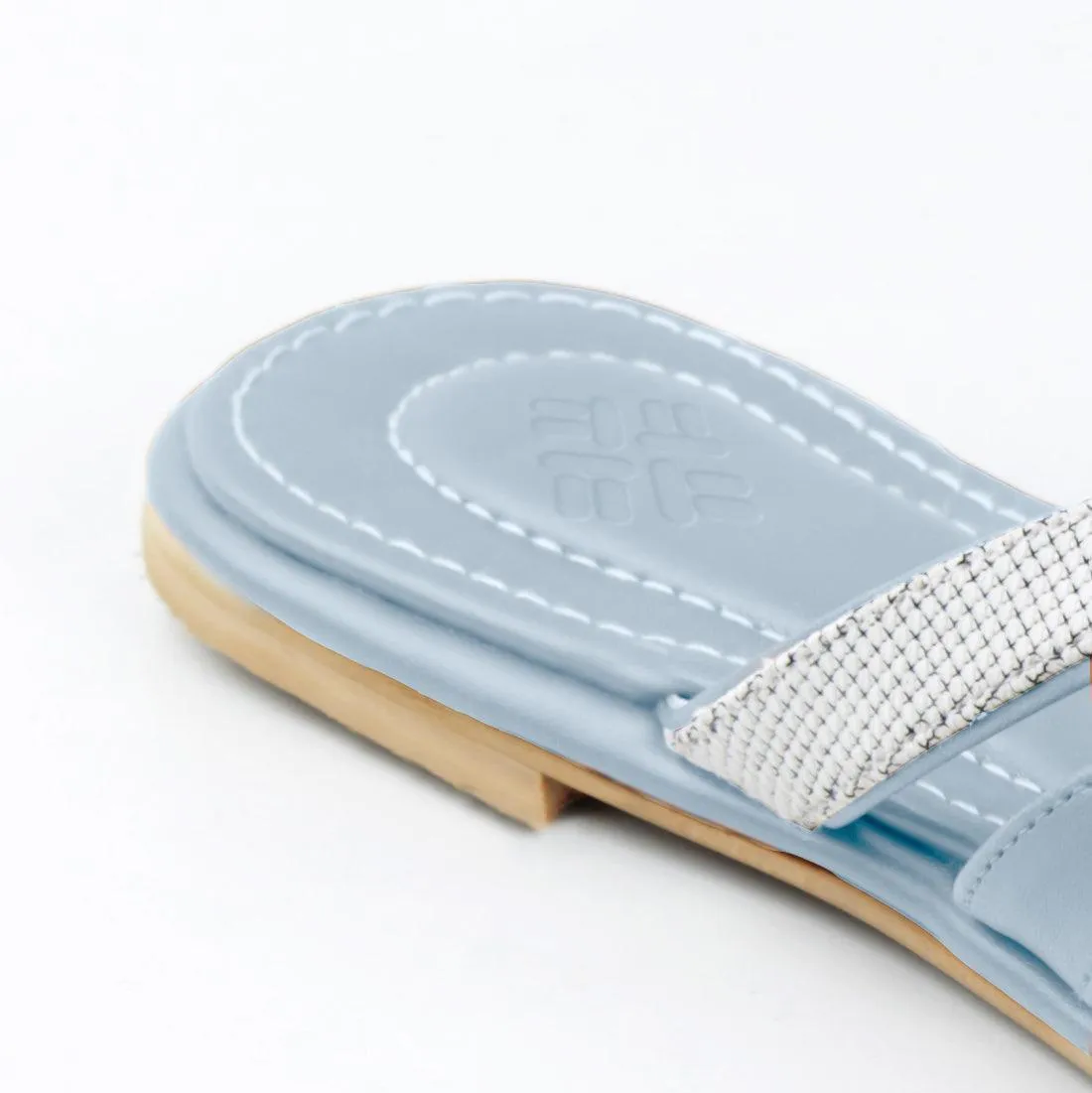 Blue Split Slipper End of the season