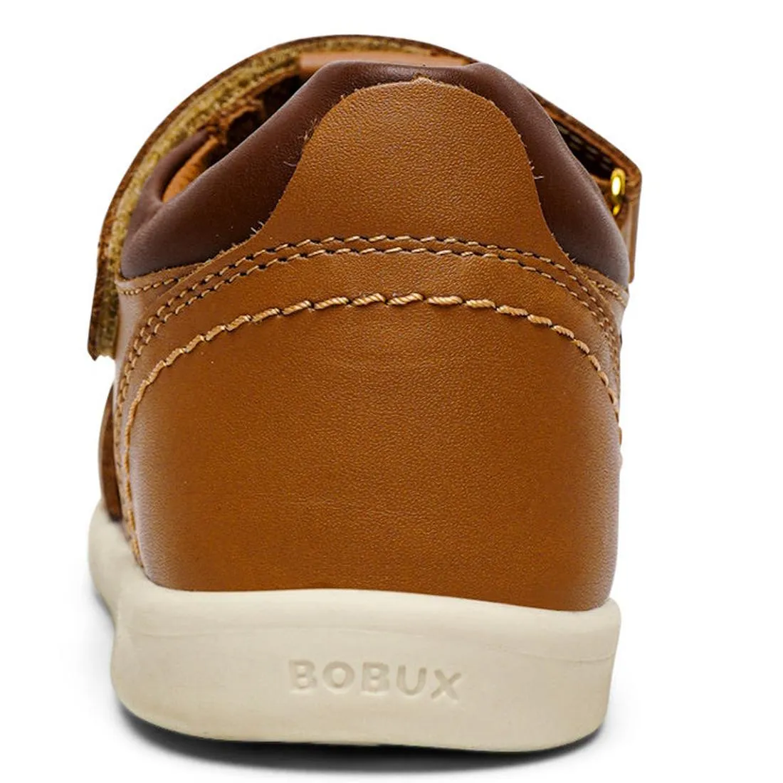 Bobux Kid  Plus Roam Caramel Toffee Closed Toe Sandal
