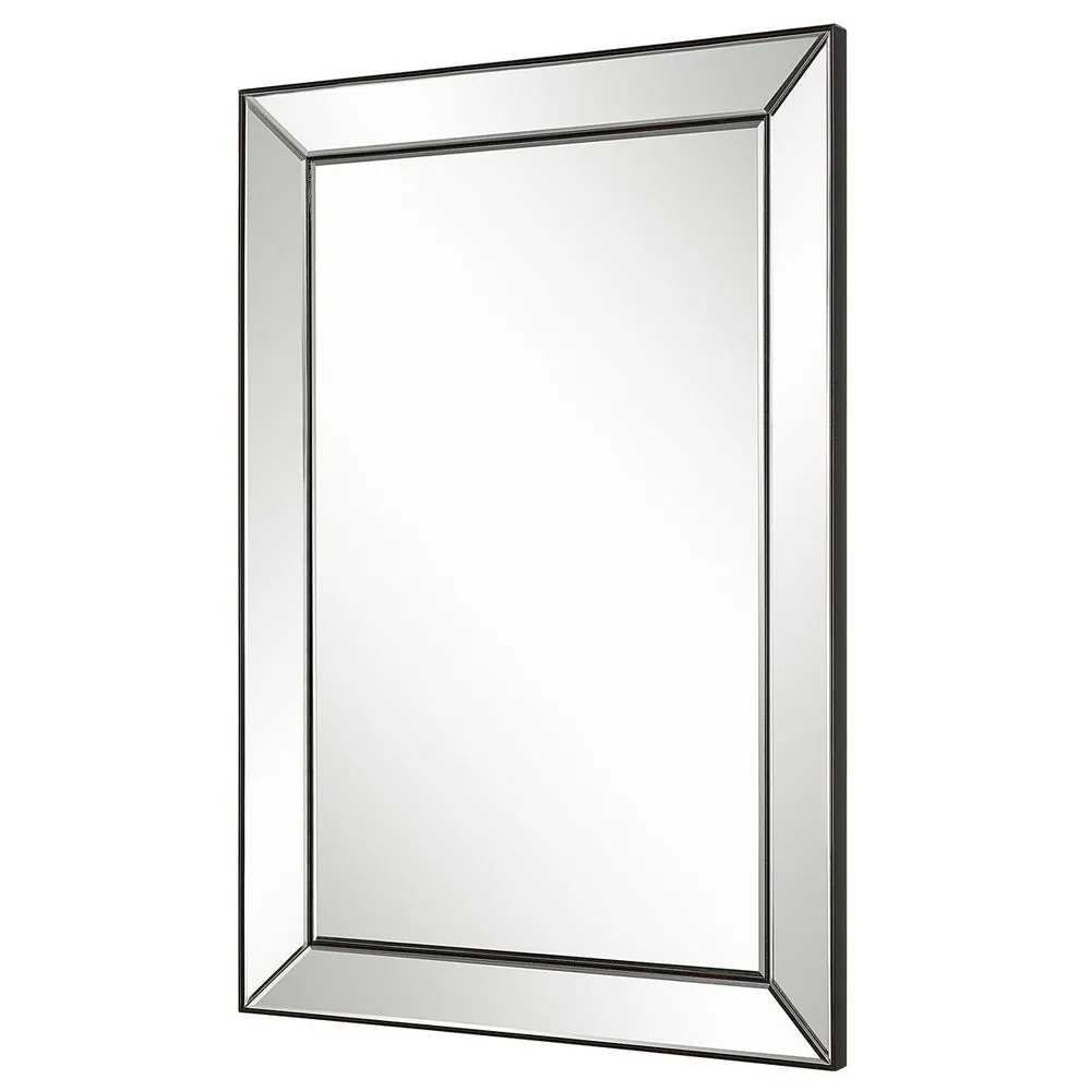 Casa Bella Living Rectangular Thin Inner Edge Beveled Mirror