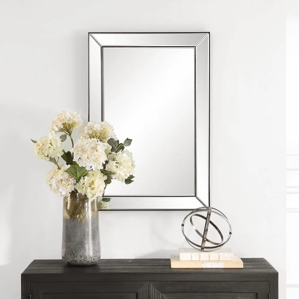 Casa Bella Living Rectangular Thin Inner Edge Beveled Mirror