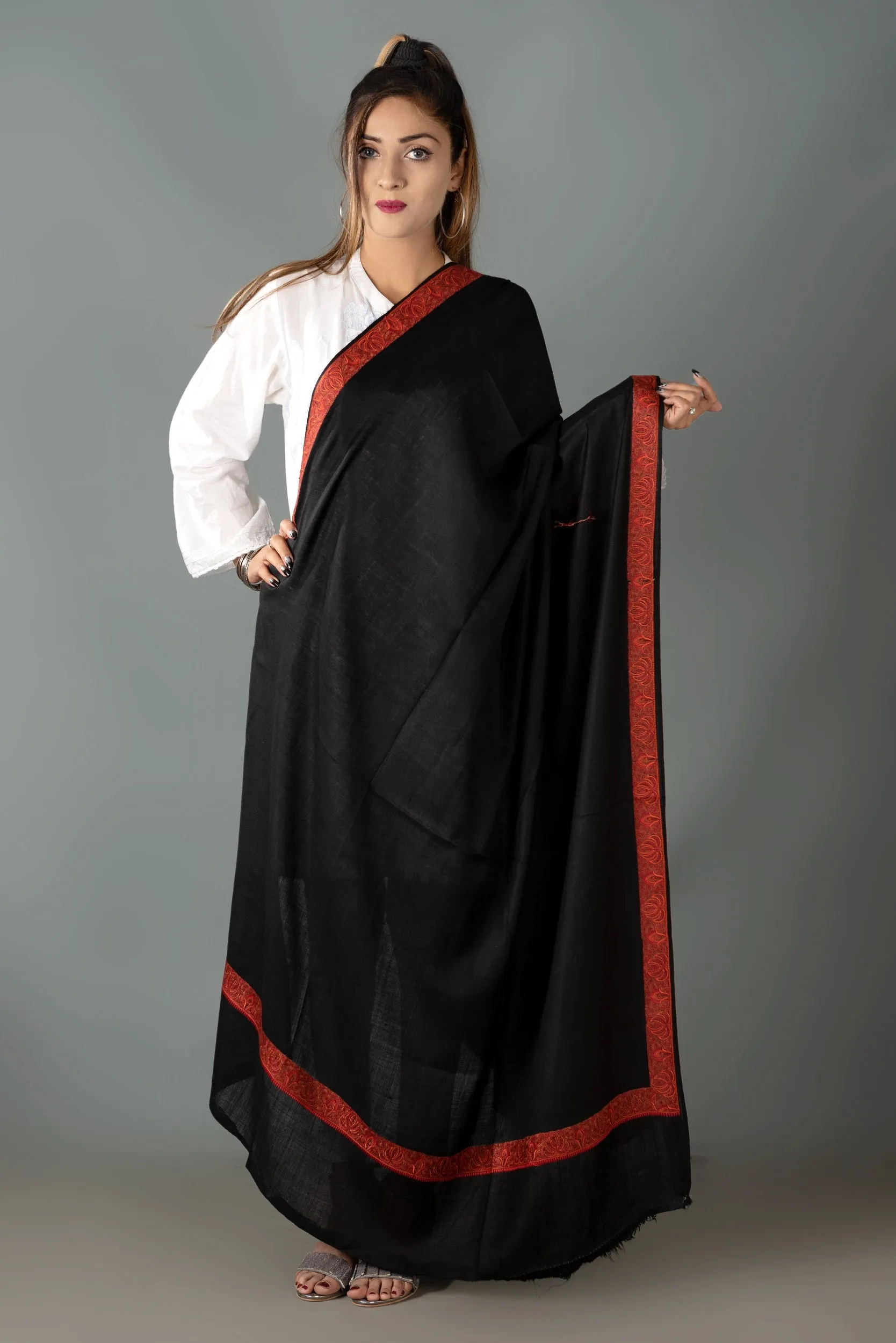 Chanar Machine Embroidered - Shawl