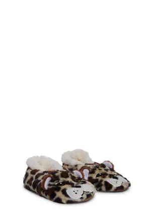 Cheetah Bang Slippers