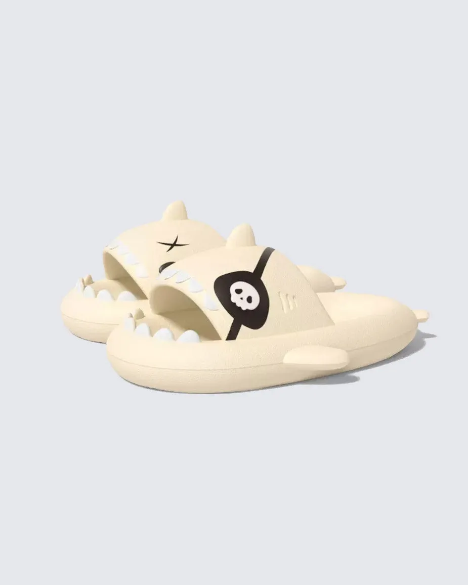 Christmas Pirate Shark Slippers