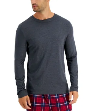 Club Room Mens Chatham Long Sleeves Crewneck Pajama Top
