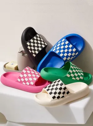 Comfy Checker Slippers