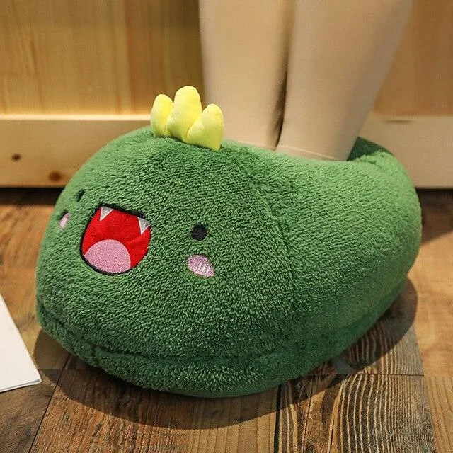 Cosy 2-in-1 Animal Plush Slipper