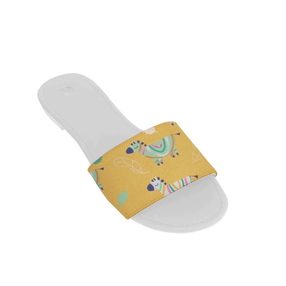 Cozy Bliss Slipper Whimsical Rainbows