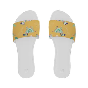 Cozy Bliss Slipper Whimsical Rainbows