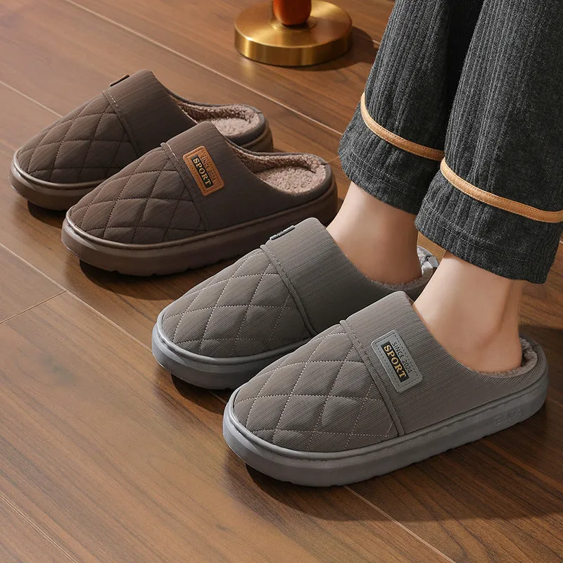CozyStep Men's Winter Plush Indoor Slippers