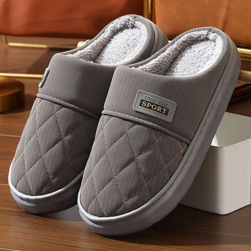 CozyStep Men's Winter Plush Indoor Slippers