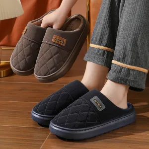 CozyStep Men's Winter Plush Indoor Slippers