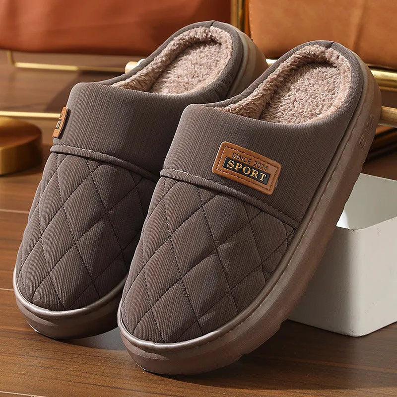 CozyStep Men's Winter Plush Indoor Slippers
