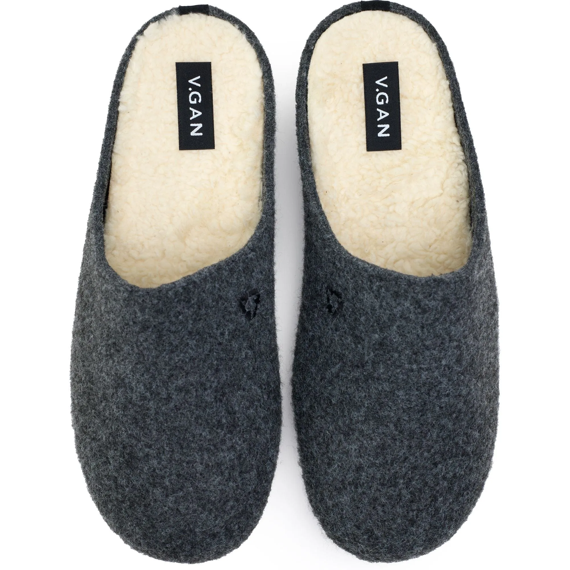 Date Men's Vegan Mule Slippers | Dark Grey