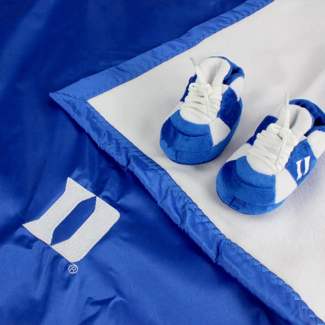 Duke Blue Devils Baby Blanket & Slippers Set