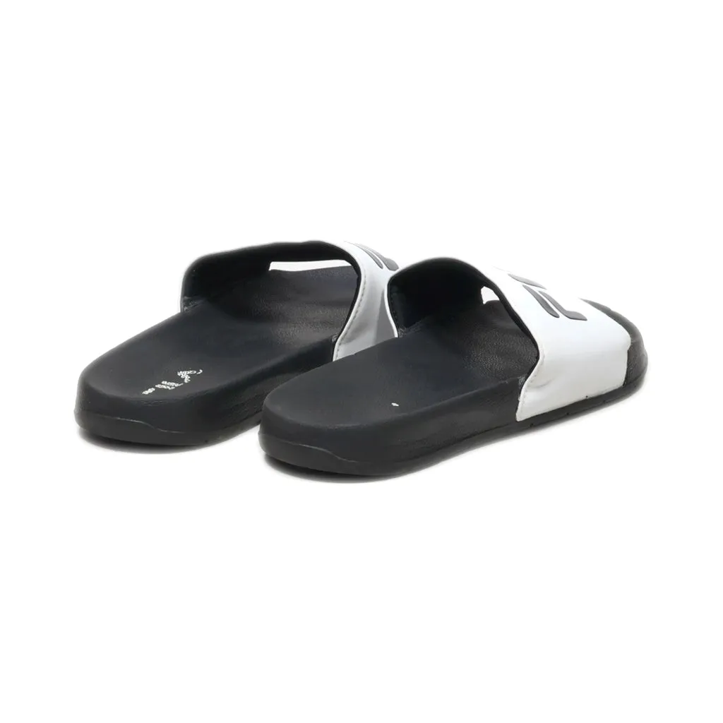 Fila Slippers Leather Black Colour For Women