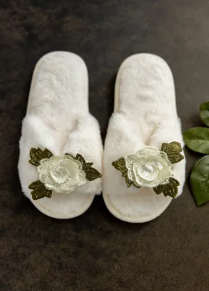 Fiona Slipper in Cream