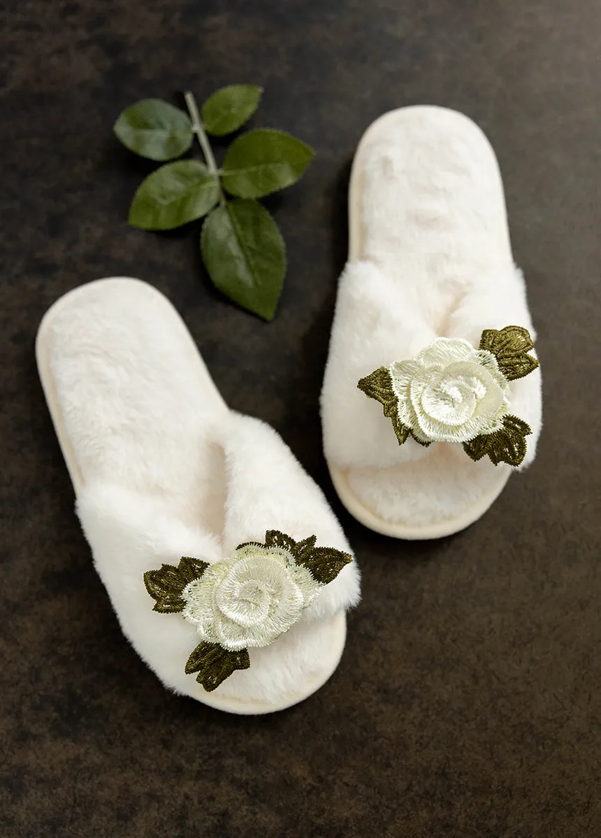 Fiona Slipper in Cream