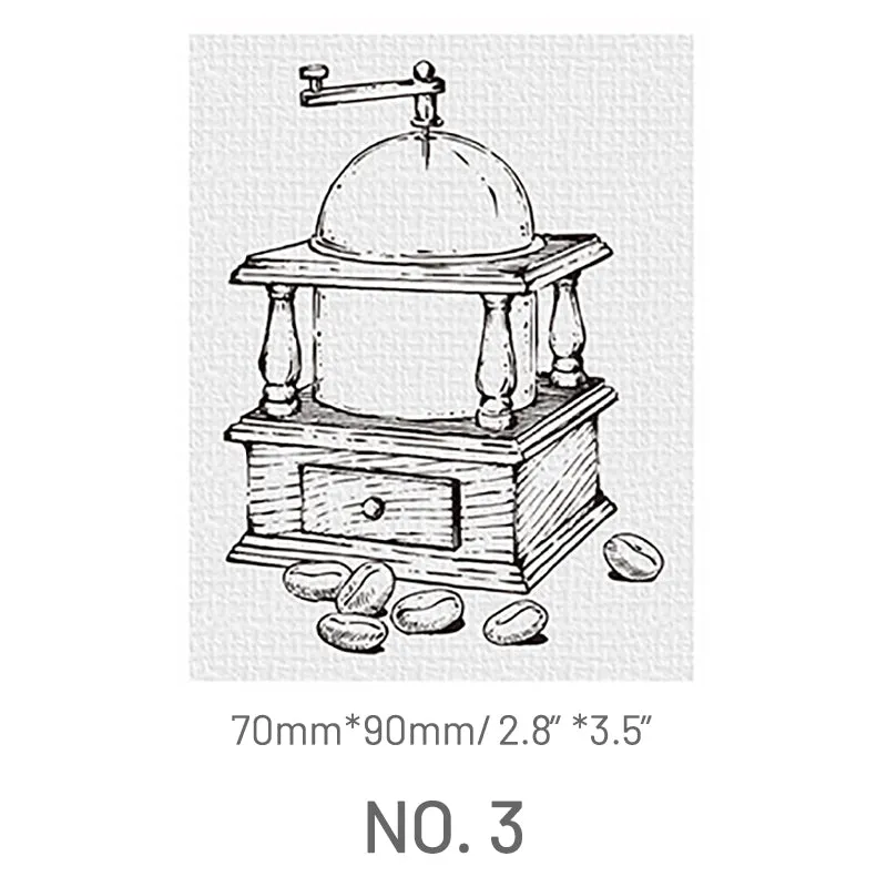 Flying House Series Rubber Stamp