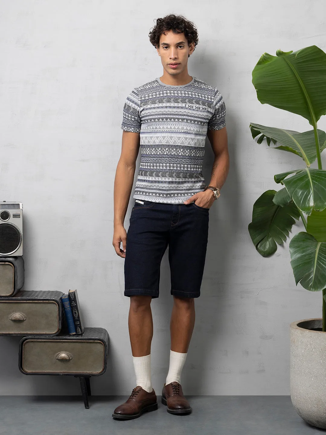 Geometric Printed T-Shirt