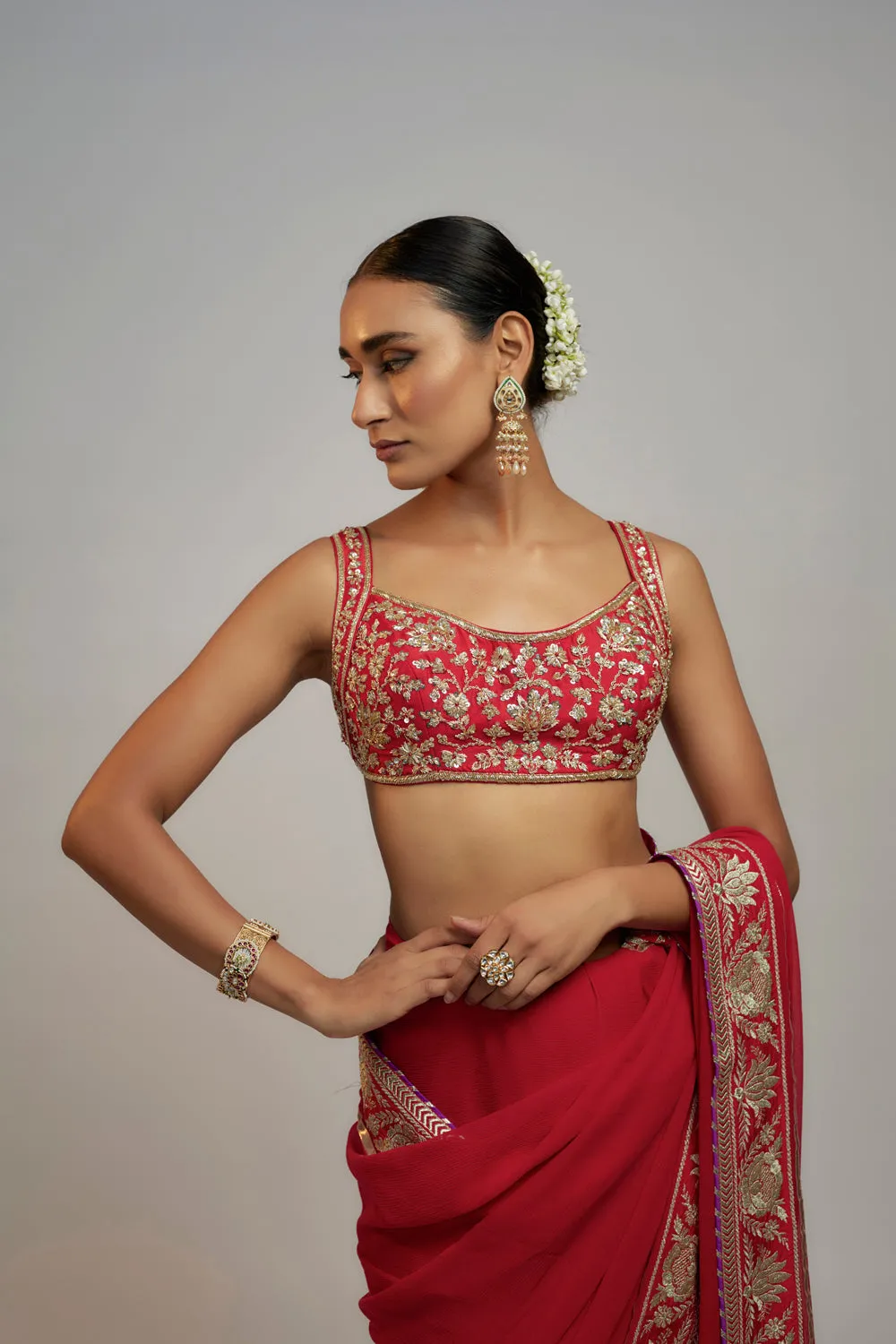 Golconda Vidhi Saree Set