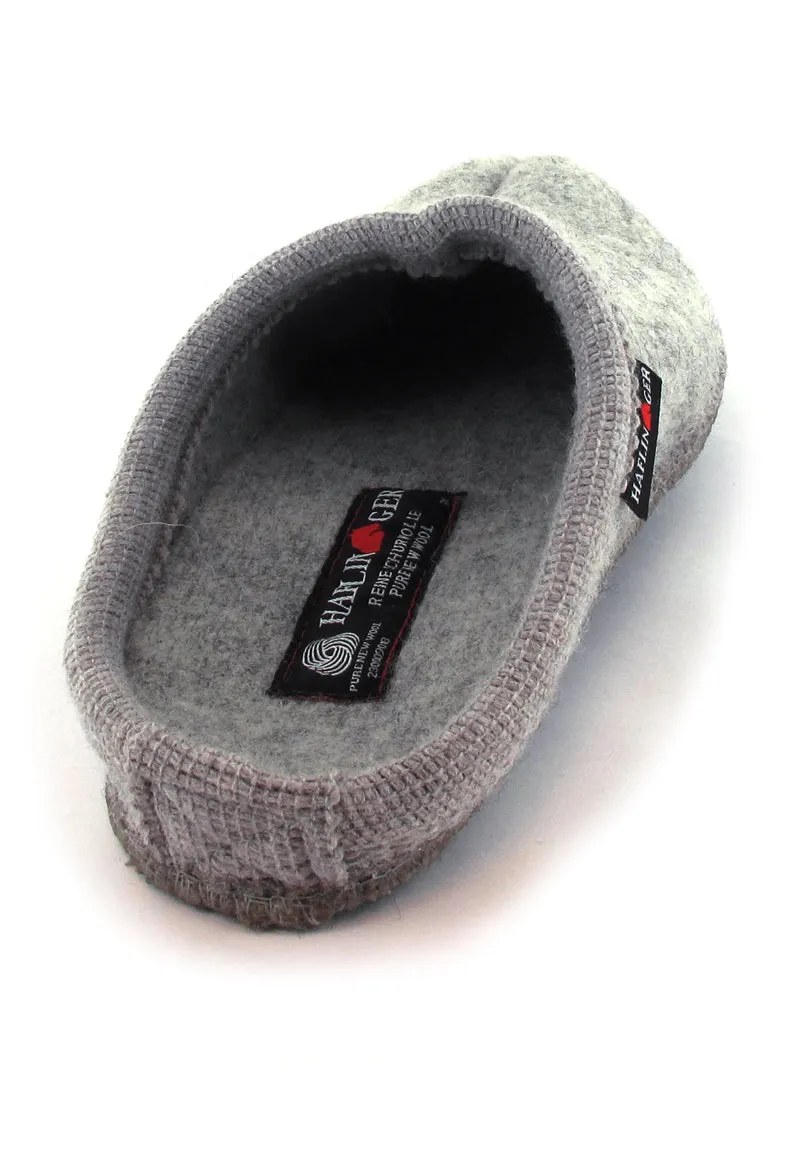 HAFLINGER Slipper | Alaska, Stone Gray