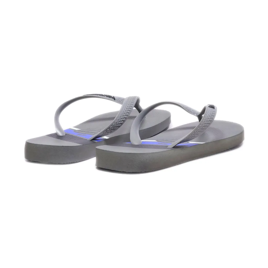 Havaianas Slippers Rubber Grey Colour For Men