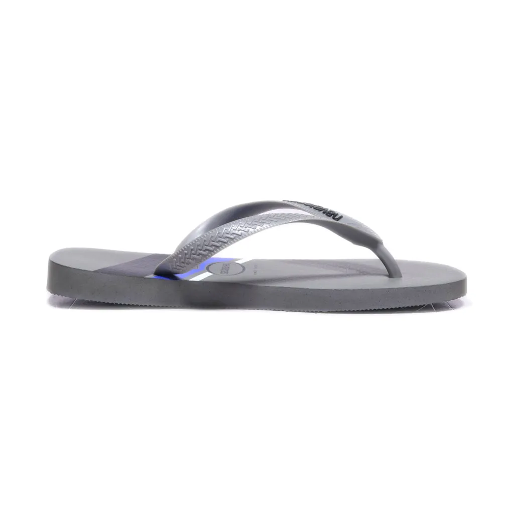 Havaianas Slippers Rubber Grey Colour For Men