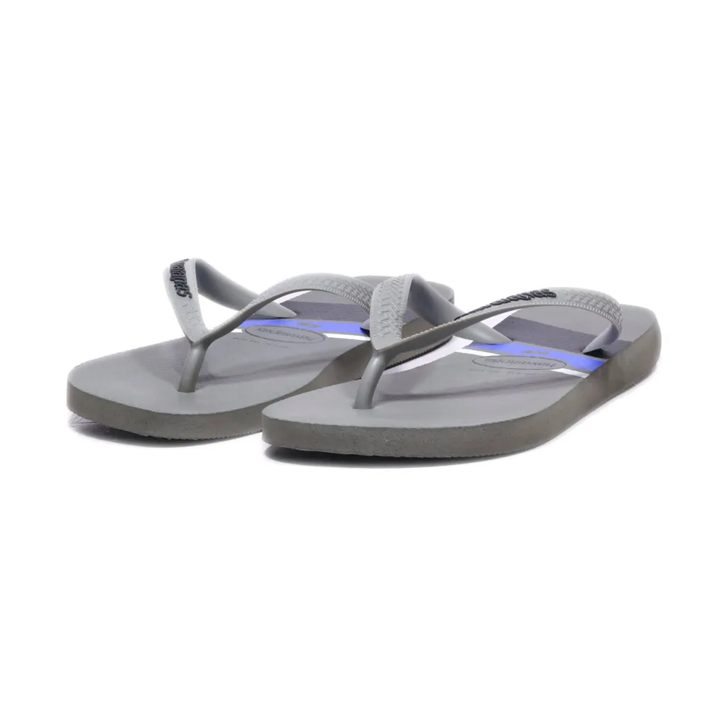 Havaianas Slippers Rubber Grey Colour For Men