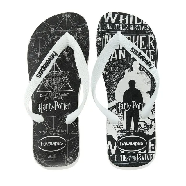 Havaianas Top Harry Potter Men Beach Slippers White