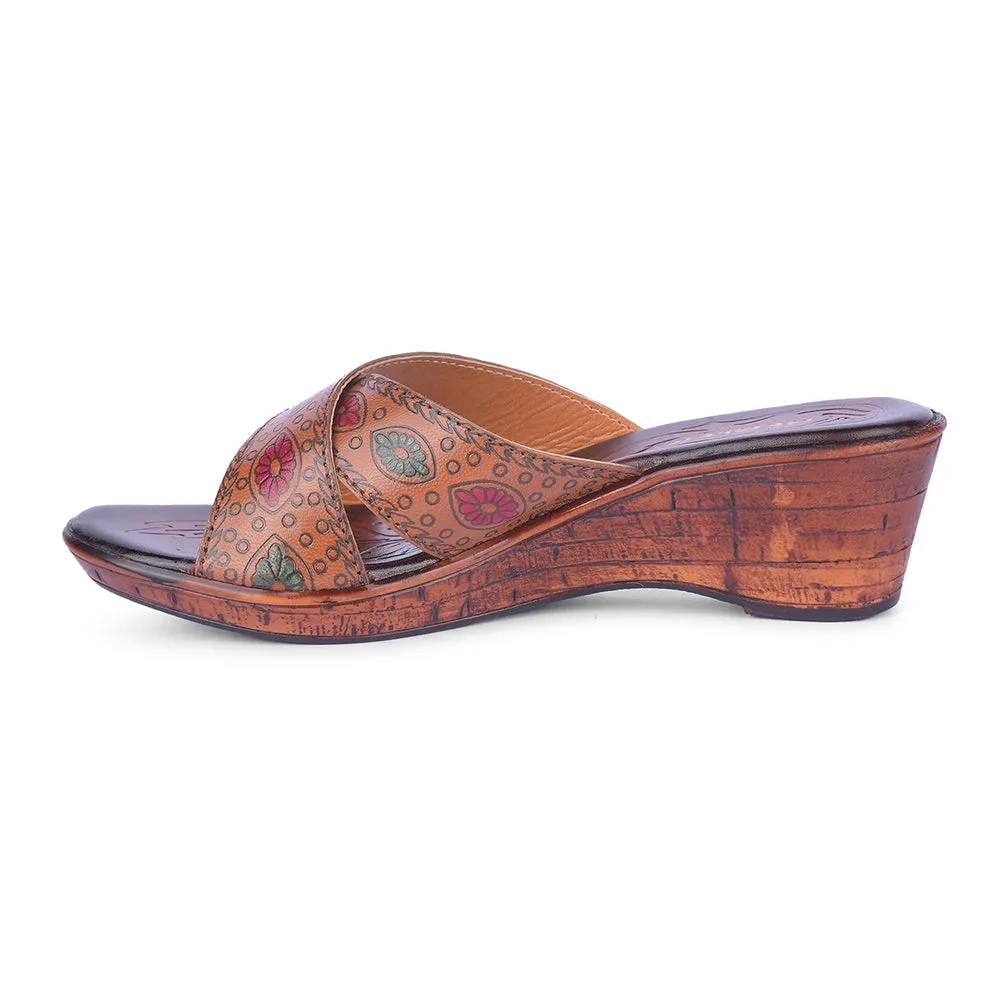 Healers By Liberty Women TLO-60 Tan Fashion Slippers