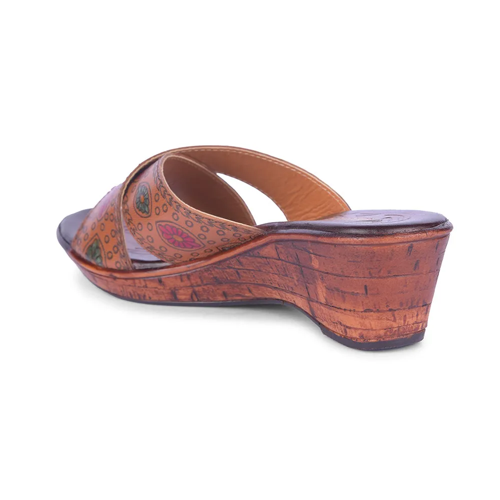 Healers By Liberty Women TLO-60 Tan Fashion Slippers