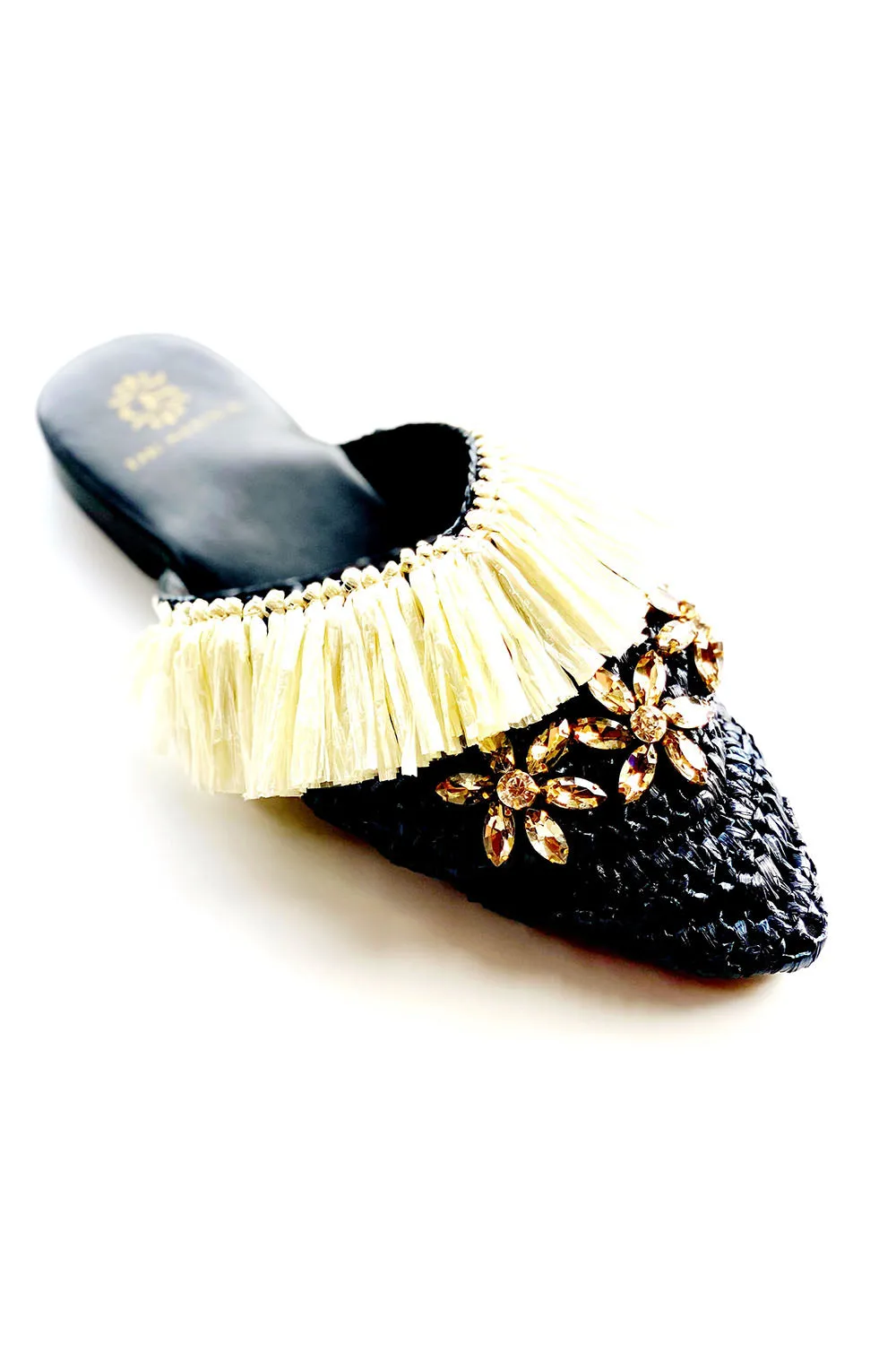 ISABELLY BLACK SLIPPERS