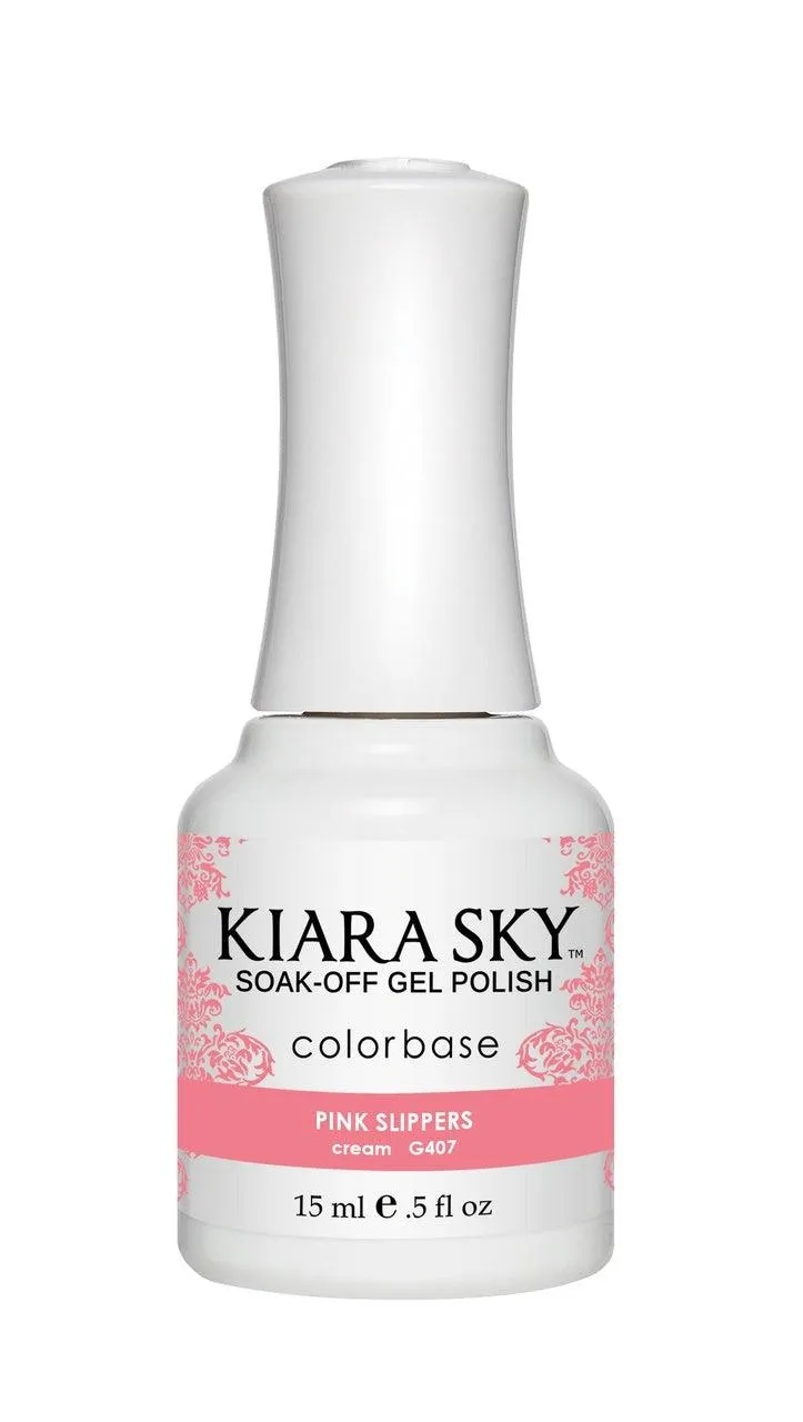 Kiara Sky Gel Color 407 Pink Slippers