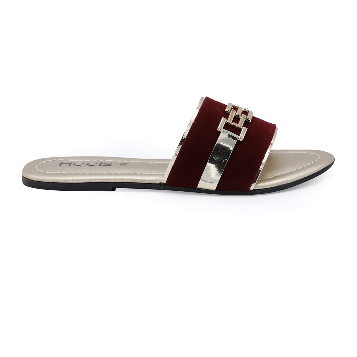 Maroon Casual Slipper 000327