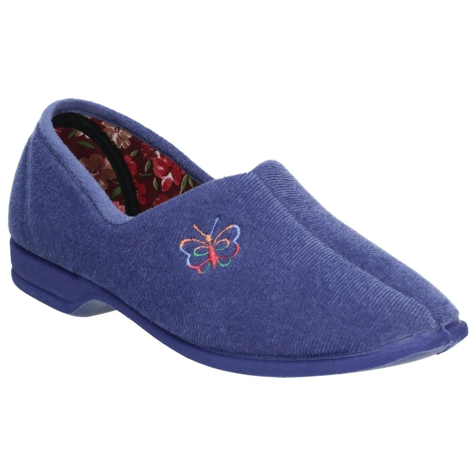 Mirak Bouquet Women's Floral Slippers Soft Comfortable Slip-On House Shoes with Cushioned Insole, Warm Fleece Lining, and Durable Non-Slip Sole