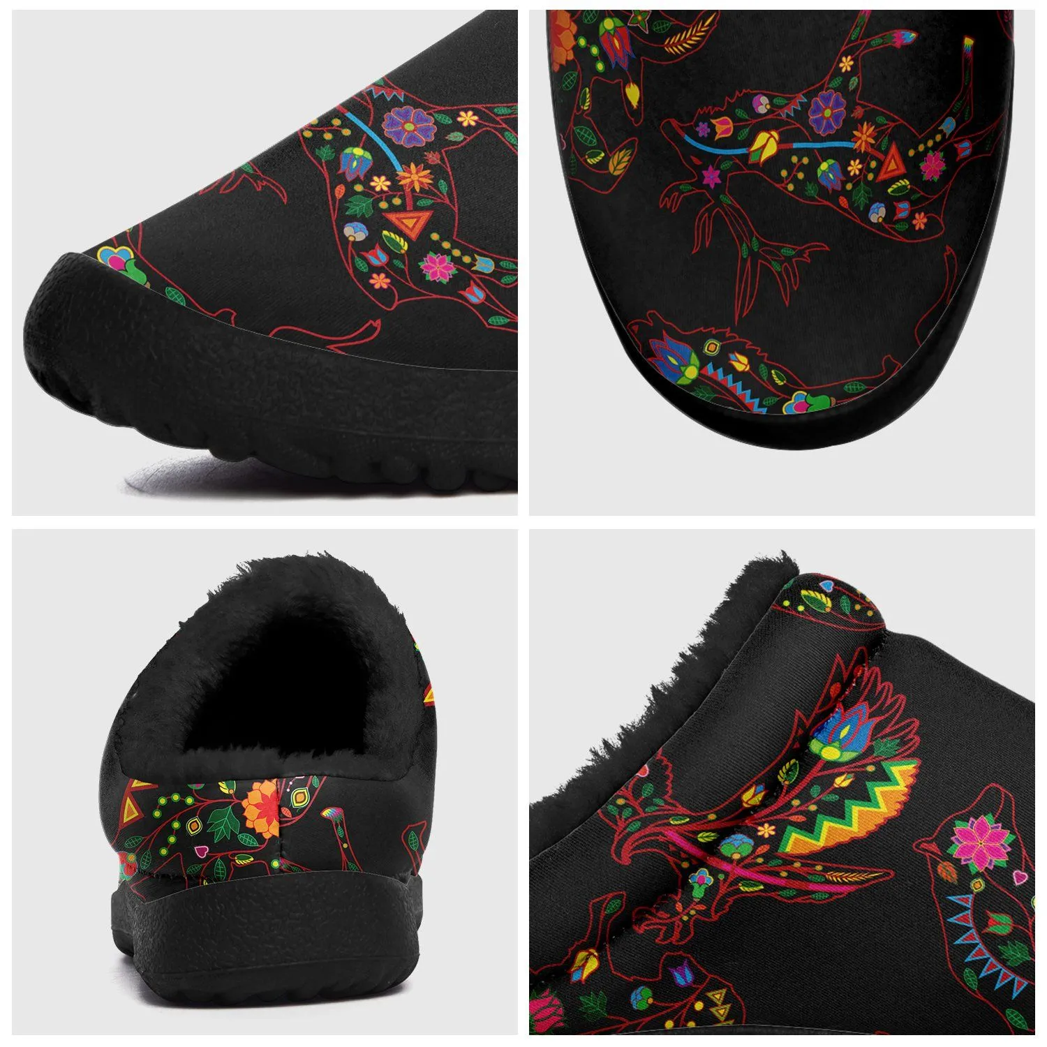 Neon Floral Animals Ikinnii